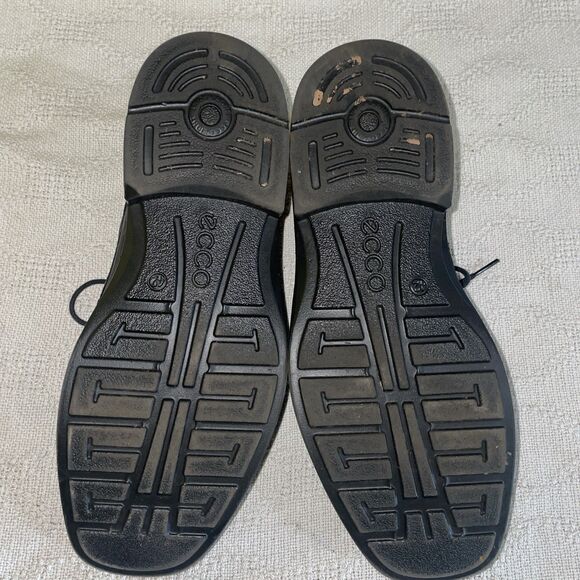 Ecco Men’s Casual Shoes Size 42 U.S. 9 M Black Leather Going Out Party Comfort main image 5